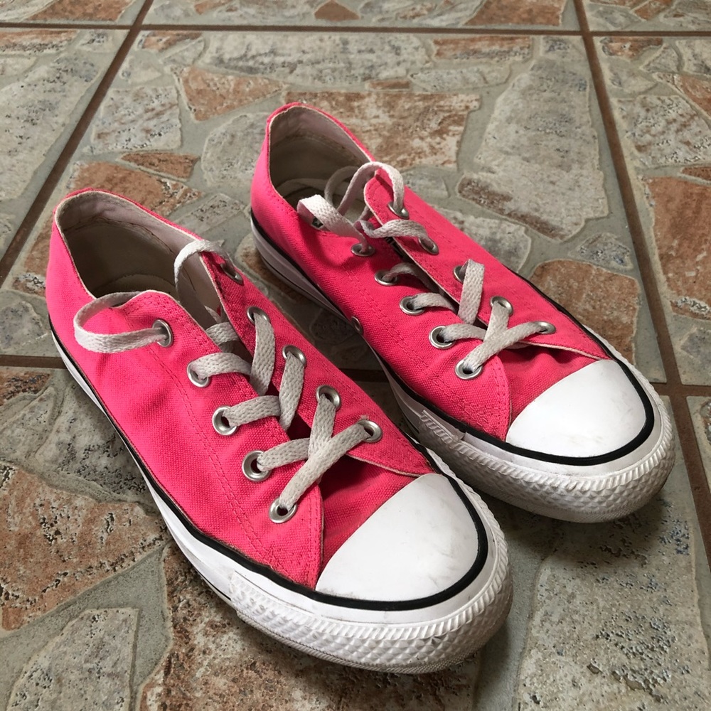 Neon Pink Converse All Stars